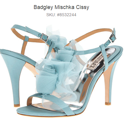 Badgley Mischka花朵高跟鞋婚  原价$225 现价$54.99 免邮费