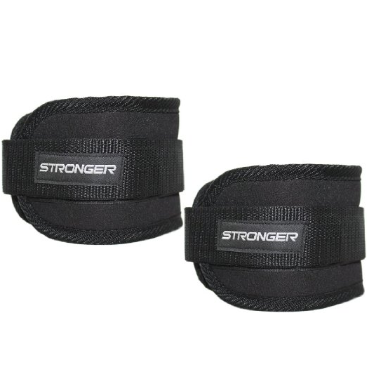 Stronger Padded Ankle Straps (Pair) - Best Ankle Strap for Butt, Leg and Ab Exercises $1.95