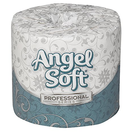 Georgia-Pacific Angel Soft Professional Series 16840 White 2-Ply Premium Embossed Bathroom Tissue, 4.050