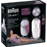 史低价！Braun博朗Silk-épil 7 SkinSpa 6X洁面仪+身体清洁除毛两用净肤仪套装$66.27 免运费