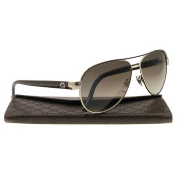 Gucci Women's GG 4239 Aviator Sunglasses with Glitter Temples $186.76 (41%off) & FREE Shipping