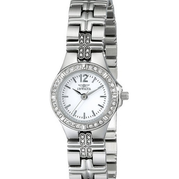 Invicta0126 II 女士鑲水晶瑞士石英腕錶 原價$995.00, 現僅售$28.24, 免運費！