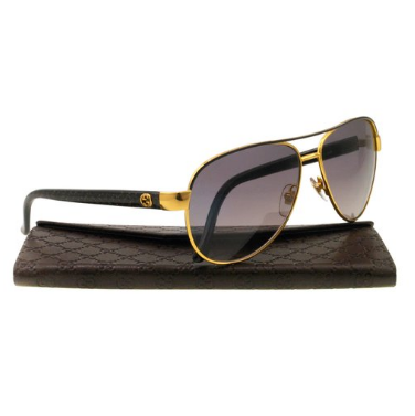 Gucci Women's GG 4239 Aviator Sunglasses with Glitter Temples $169.95 (55%off)