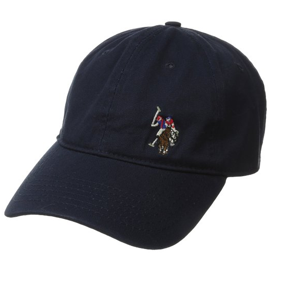 白菜价！U.S. Polo Assn. 美国马球协会男士可调节休闲帽 仅售$8.60