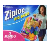 Ziploc大型带拉链塑胶袋8折 + 额外9.5折 + 包邮