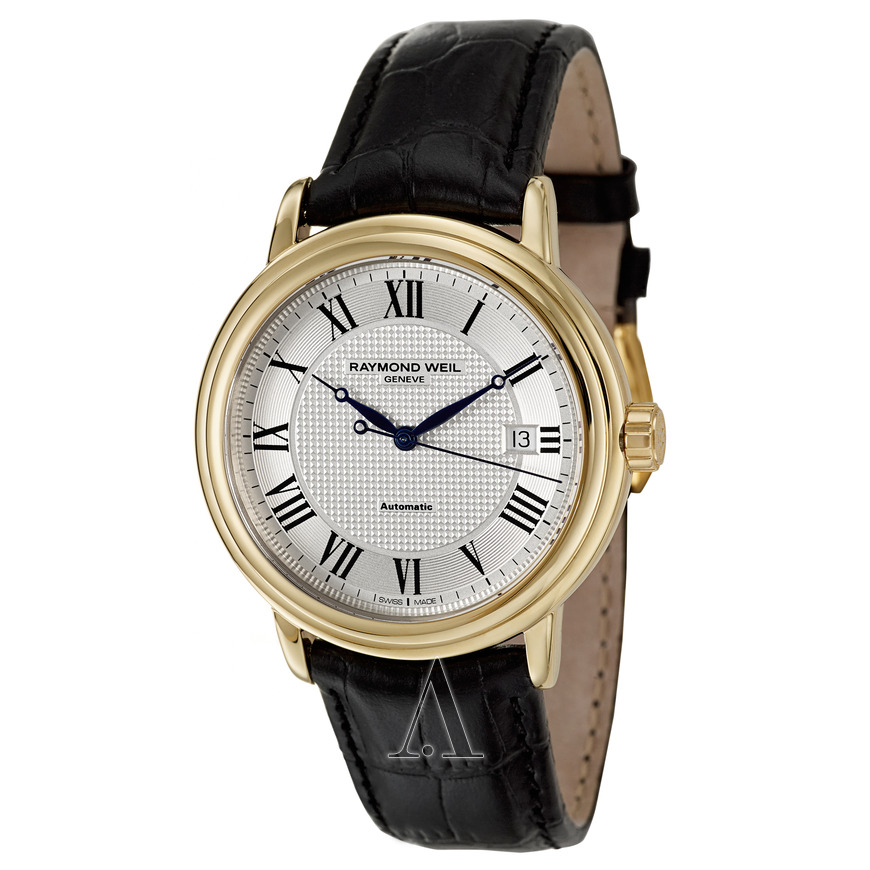 Raymond Weil Maestro 男士自動機械腕錶 型號 2837-PC-00659 僅售$448包郵 （需用碼）