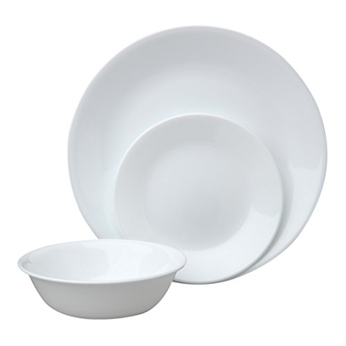 Corelle Livingware Winter Frost 18-Piece Dinner Set, Service for 6, White, only $39.99 , free shipping