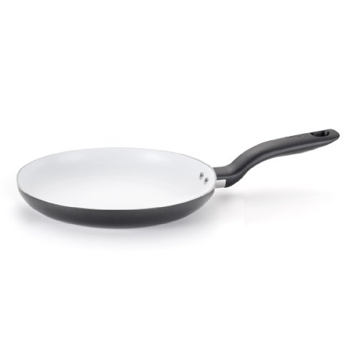 T-fal C92107 Initiatives Ceramic Nonstick FTFE-PFOA-Free Fry Pan, 12-Inch, Black, only $12.57