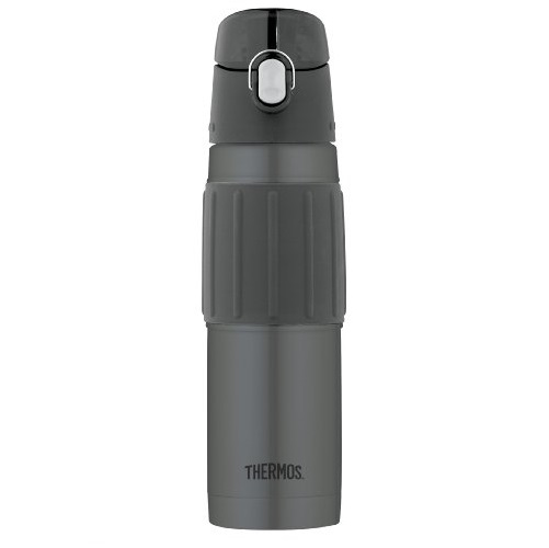 Thermos 18 Ounce Stainless Steel Insulated Hydration Bottle, Charcoal, only $15.63 