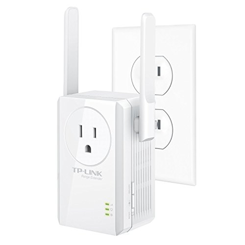 TP-LINK TL-WA860RE New Version N300 Universal Wireless Range Extender With Power Outlet Pass-through, Wall Plug, Plug&Play, Ethernet Port, Smart Signal Indicator Light, only $34.99