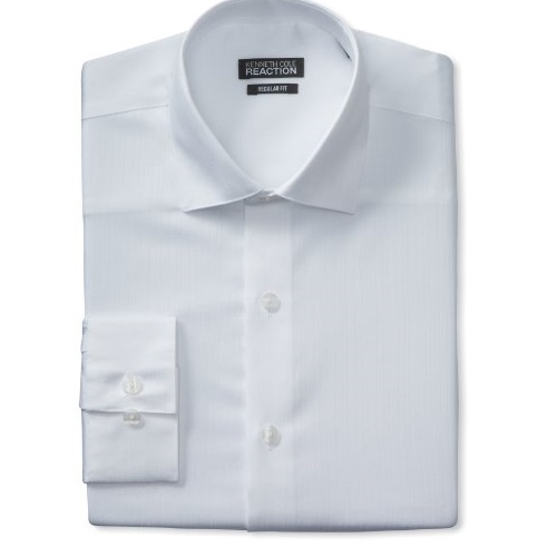 Kenneth Cole Reaction Men's Textured-Solid Dress Shirt, only $12.99 