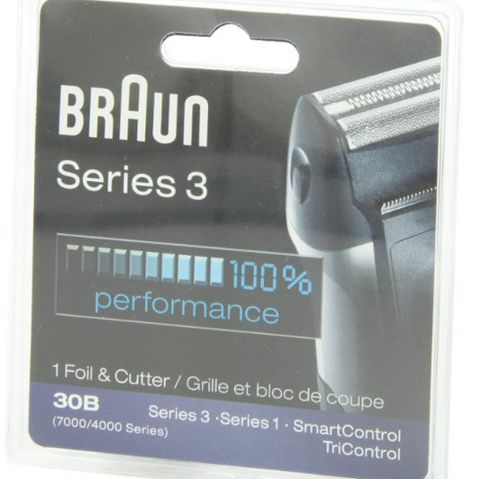 Braun 博朗 3系电动剃须刀替换刀头+网膜 原价$29.49 现仅售 $18.30 免运费