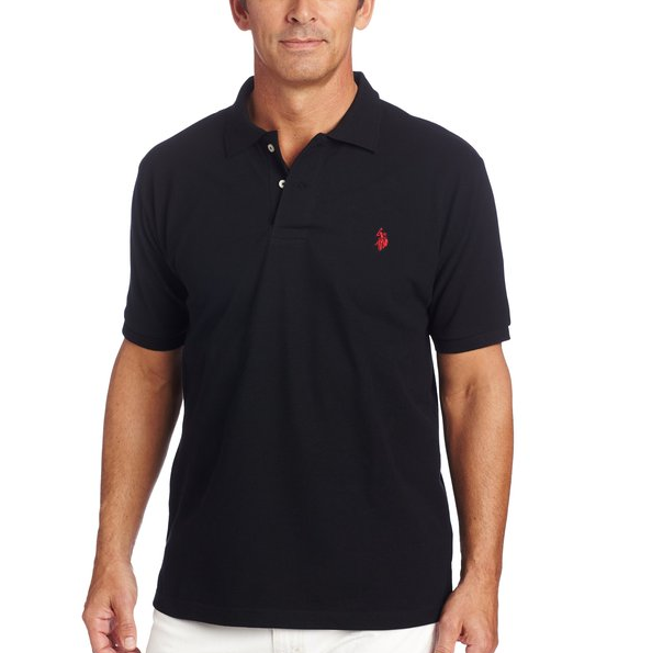 史低价！U.S. Polo Assn.美国马球协会男士短袖polo衫 仅售$17.12
