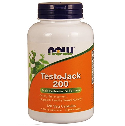 Now Foods Testo Jack 200 Extra Strength Veg Capsules, 120 Count, only $24.69