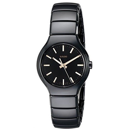 Rado Women's R27655062 True Analog Display Swiss Quartz Black Watch, only  $448.99, free shipping