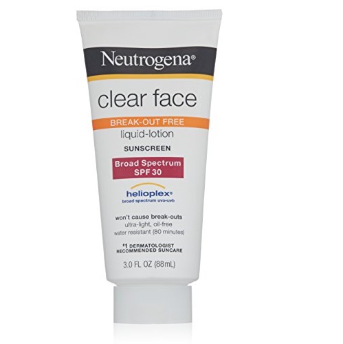 Neutrogena Clear Face Sunblock Lotion, SPF 30, 3 Ounce, only $4.16 free shipping after clipping coupon and using SS
