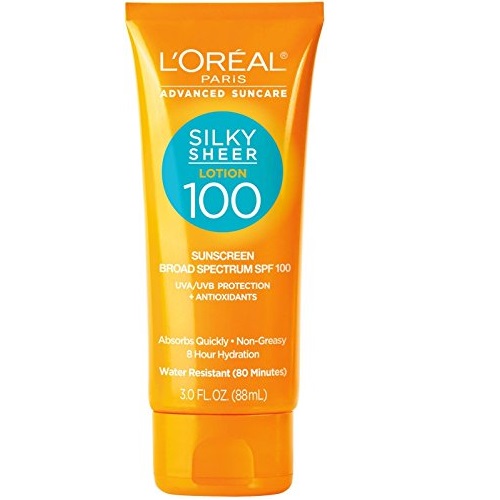 L'Oreal Paris Advanced Suncare Silky Sheer Lotion SPF 100, only $6.41, free Shipping after clipping coupon and using SS