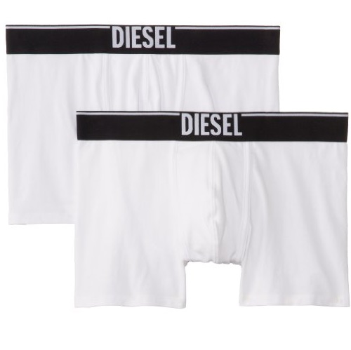 Diesel Men's Sebastian Two-Pack Cotton Stretch Boxer Brief, only $14.59 
