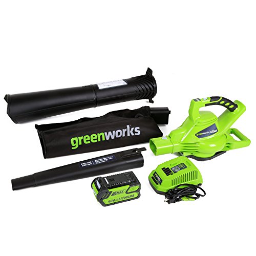 GreenWorks 24322 DigiPro G-MAX 40V Cordless 185MPH Blower/Vac with 4ah battery and charger, only $151.99, free shipping