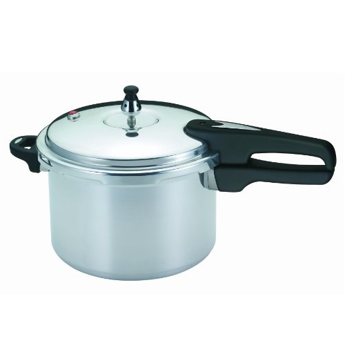 Mirro 92160A Polished Aluminum Pressure Cooker, 6-Quart, Silver，only $19.99