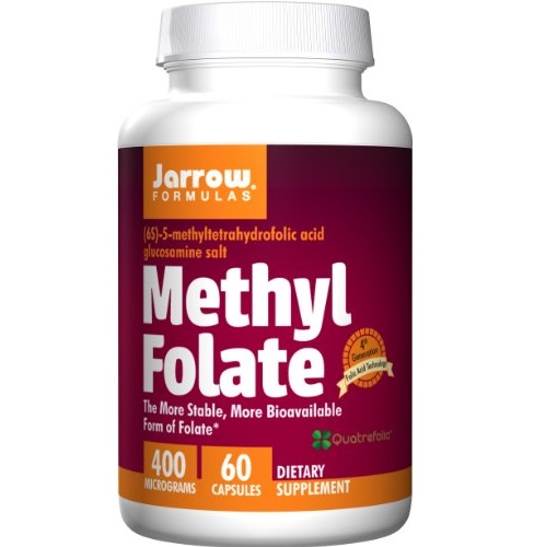 Jarrow Formulas Methyl Folate 5-MTHF Nutritional Supplement, 400 Mcg, 60 Count, only $4.01 , free shipping