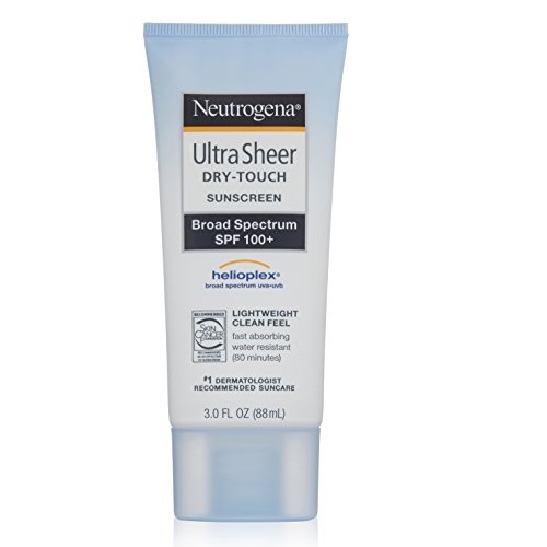 Neutrogena Ultra Sheer Dry-Touch Sunscreen Broad Spectrum SPF 100, 3 Fluid Ounce, only $5.97 free shipping after clipping coupon and using SS