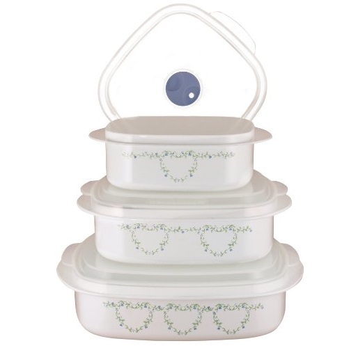 Corelle Coordinates 6-Piece Country Cottage Microwave Cookware Set, only $10.99