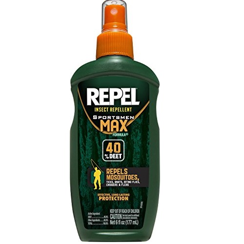 Repel 94101 6-Ounce Sportsmen Max Insect Repellent 40-Percent DEET Pump Spray,  only $5.51