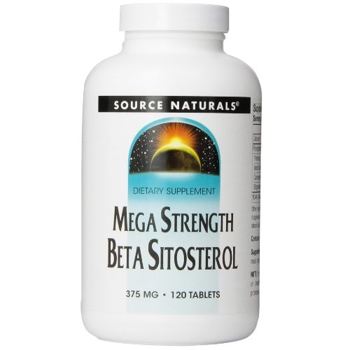 Source Naturals Mega Strength Beta Sitosterol, 375mg, 120 Tablets,only $11.37, free shipping after using SS