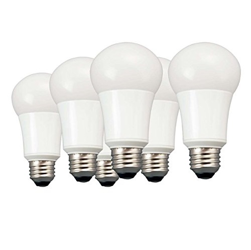 TCP LA1050KND6 LED A19 - 60 Watt Equivalent Daylight (5000K) Light Bulb, only $18.49