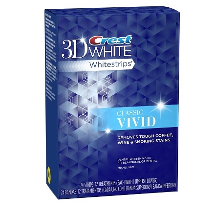 Crest 3D White Whitestrips in Classic Vivid; 24 Strips, only $17.99