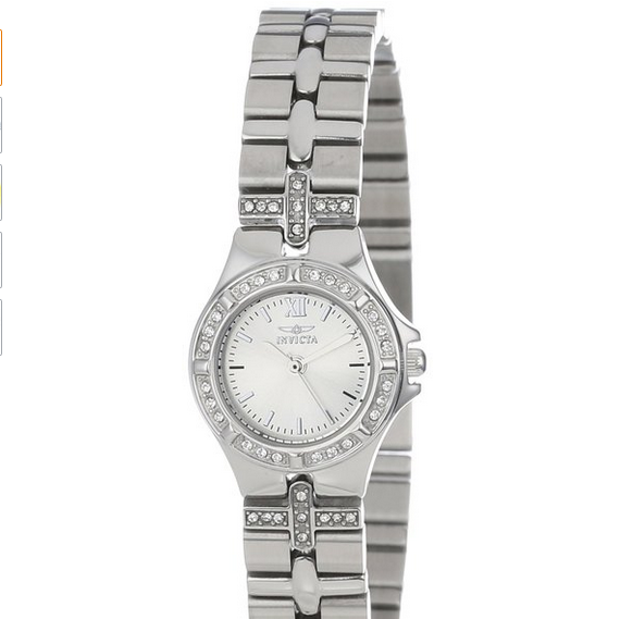 Invicta Women's 0132 Wildflower Collection Crystal Accented Stainless Steel Watch $55.87