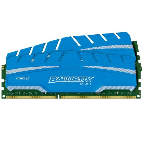 Crucial Ballistix Sport XT 16GB Kit (8GBx2) DDR3 1600 (PC3-12800) UDIMM Memory Modules BLS2K8G3D169DS3/BLS2C8G3D169DS3, only $78.55, free shipping