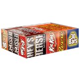Hershey's 巧克力棒全尺寸品种包, 30包，现仅售$13.99