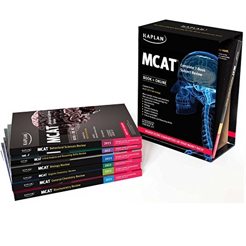 Kaplan MCAT Complete 7-Book Subject Review: Created for MCAT 2015 (Kaplan Test Prep) , only$82.49, free shipping