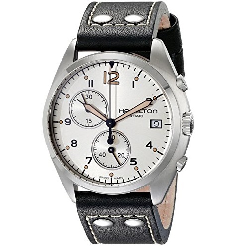 Hamilton Men's H76512755 Khaki Aviation Analog Display Quartz Black Watch, only $320.96, free shipping after using coupon code