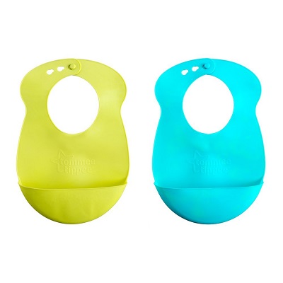 Tommee Tippee Explora Easi Roll Bib, Blue and Green, 2 Count, only $4.79