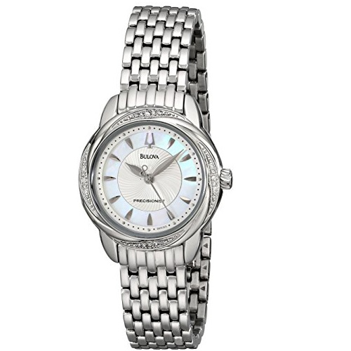 Bulova Women's 96R153 Precisionist Brightwater Swirl pattern Watch, only $115.47, free shipping after using coupon code 