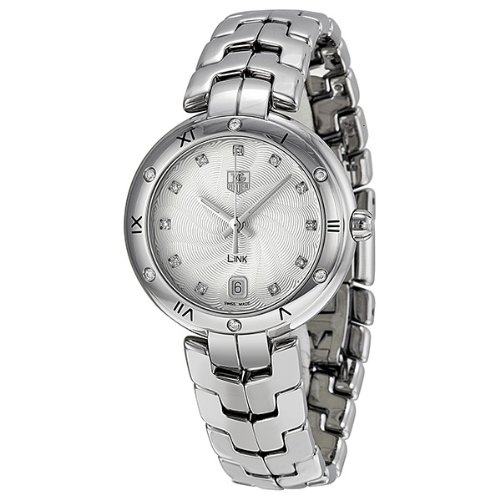 降！奢華鑽石腕錶：豪雅TAG Heuer 女士 WAT1312.BA0956 鑽石標時瑞士石英腕錶 原價$4,000.00 現特價只要$1,295.00(68%off)免費一天快遞