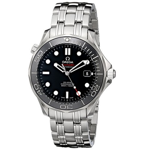 Omega Men's 212.30.41.20.01.003 Seamaster Black Dial Watch, only $2,980.00, free shipping