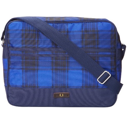 Fred Perry Men's Check Nylon Shoulder Bag, only $33.22 