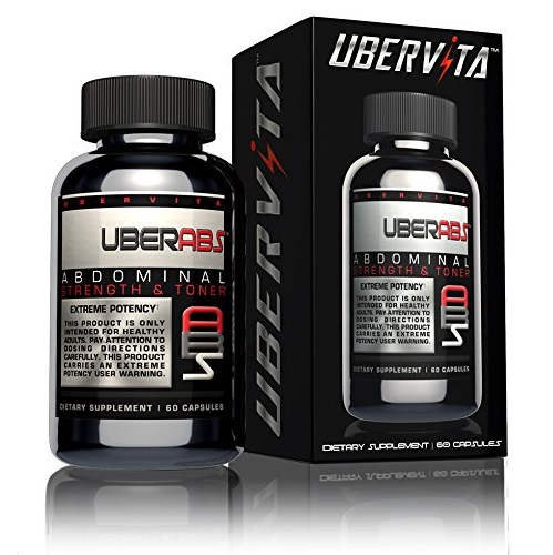 Ubervita Uberabs Abdominal Muscle Toner and Targeted Thermogenic Fat Burner Capsules, 60 Count, only $14.77 after clipping coupon