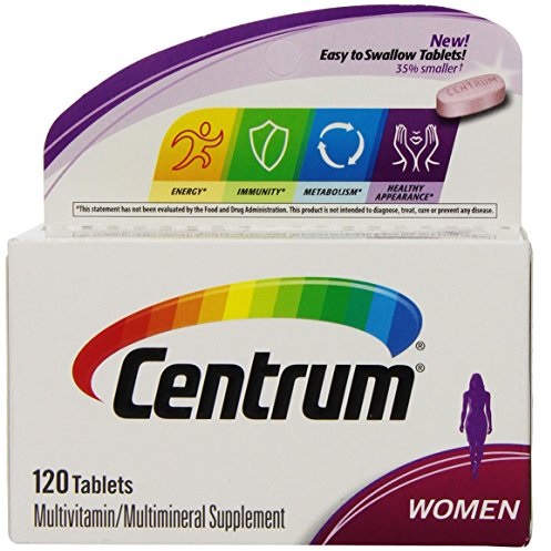 Centrum 善存 Multivitamin 50歲以下 女性複合維生素片，120粒，原價$12.84，現僅售$7.59，免運費