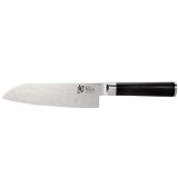 Shun Classic 7” Hollow-Ground Santoku All-Purpose Kitchen Knife; VG-MAX Blade Steel and Ebony PakkaWood Handle; Hollow-Ground Indentations; Handcrafted in Japan, Only $119.95