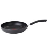 T-fal E76507 Ultimate Hard Anodized Scratch Resistant Titanium Nonstick Thermo-Spot Heat Indicator Anti-Warp Base Dishwasher Safe Oven Safe PFOA Free Saute / Fry Pan Cookware, 12-Inch, Gray $16.61
