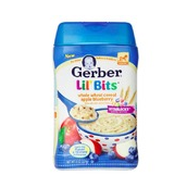 Gerber Lil Bits Whole Wheat Apple Blueberry Cereal, 8 Ounce (Pack of 6) $3.96 