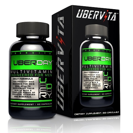 Ubervita Uberday Men's Multivitamin, Superior and Optimum Quality Men's Dietary Supplement, 60 Count, only $12.74, free shipping after clipping coupon and using SS 