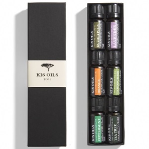 Aromatherapy Top 6 100% Pure Therapeutic Grade Basic Sampler Essential Oil Gift Set, only $11.35, free shipping after using SS
