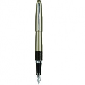 Pilot MR Animal Collection Fountain Pen, Matte Gold with Lizard Accent, Medium Nib, Black Ink (91136), only $11.11