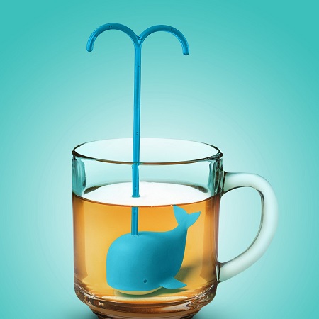 Fred and Friends Brew Whale Tea Infuser, Blue，	$8.97
